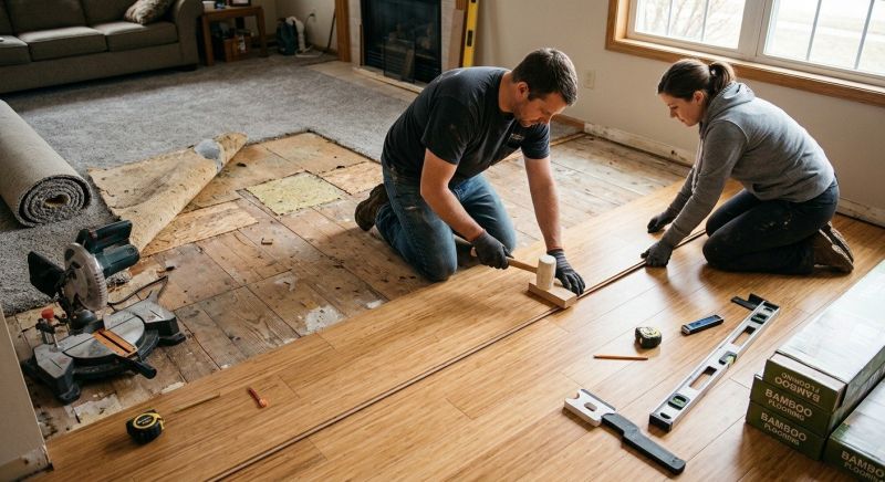Bamboo Flooring Installation in Fairfax, VA