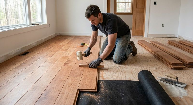 Cherry Floor Installation in Accokeek, MD