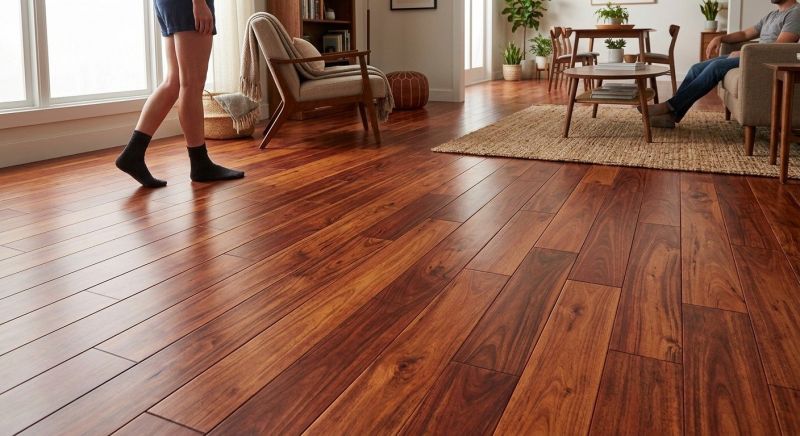 Cherry Floor Installation in Ashburn, VA
