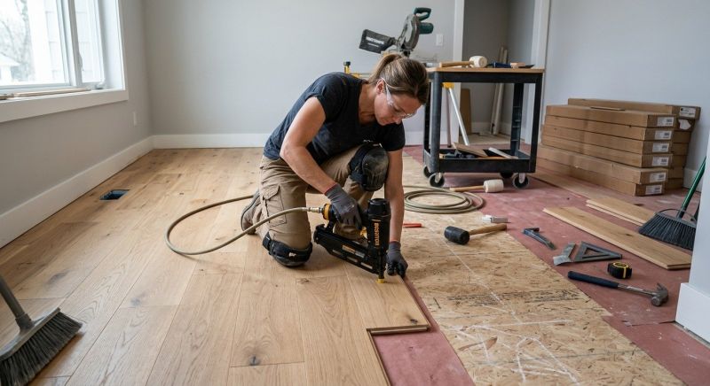 Hardwood Floor Installation in Fairfax, VA
