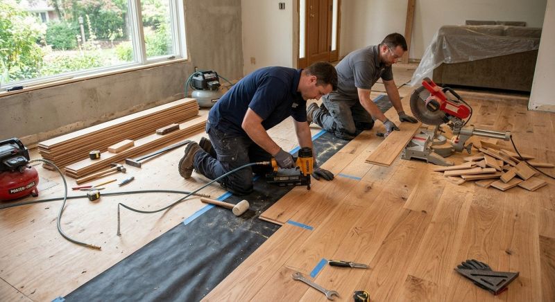 Hardwood Floor Installation in Oakton, VA