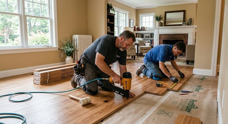 Hardwood Floor Installation in Triangle, VA