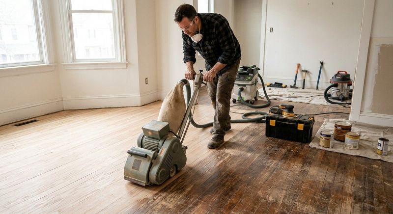 Hardwood Floor Renovation in Fairfax, VA