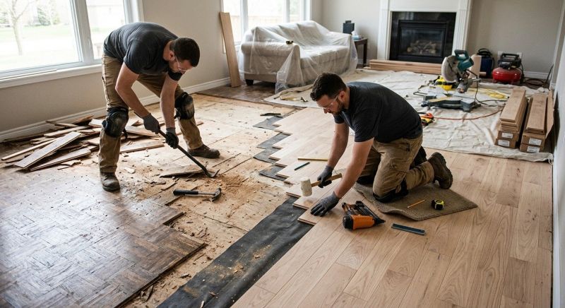 Hardwood Replacement in Fairfax, VA