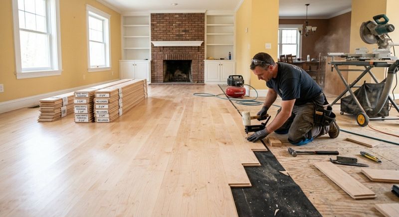 Maple Flooring Installation in Springfield, VA