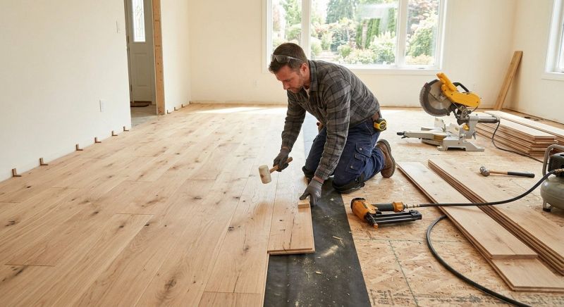 Oak Floor Installation in Chevy Chase, MD