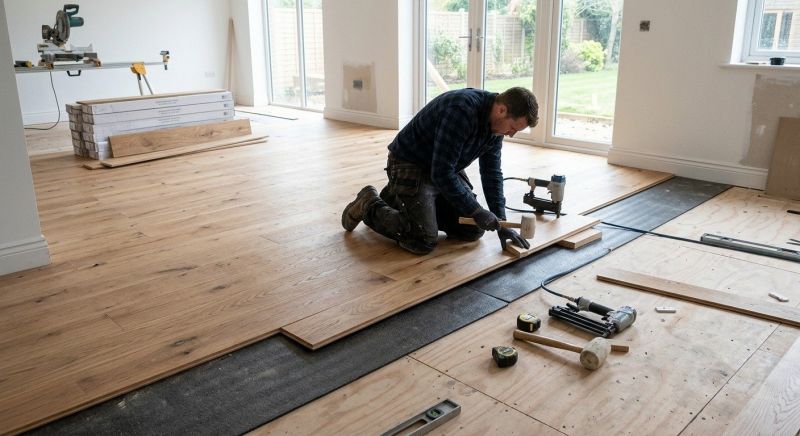 Oak Floor Installation in Chevy Chase, MD