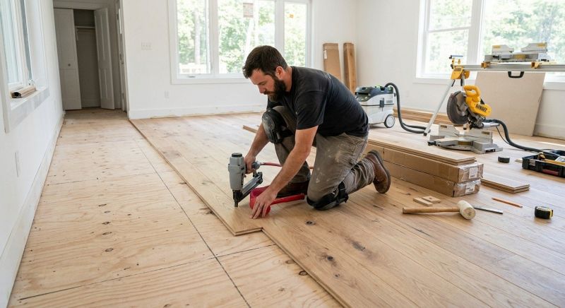 Oak Floor Installation in Chevy Chase, MD
