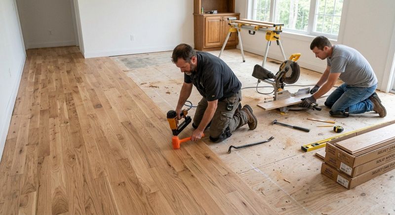 Oak Floor Installation in Gainesville, VA