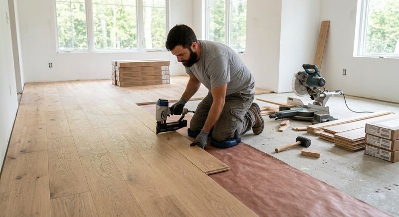 Oak Floor Installation in Germantown, MD