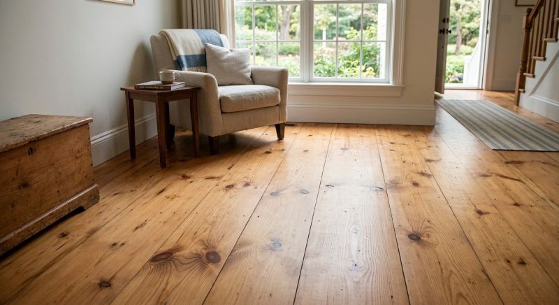 Pine Floor Installation in Fairfax, VA