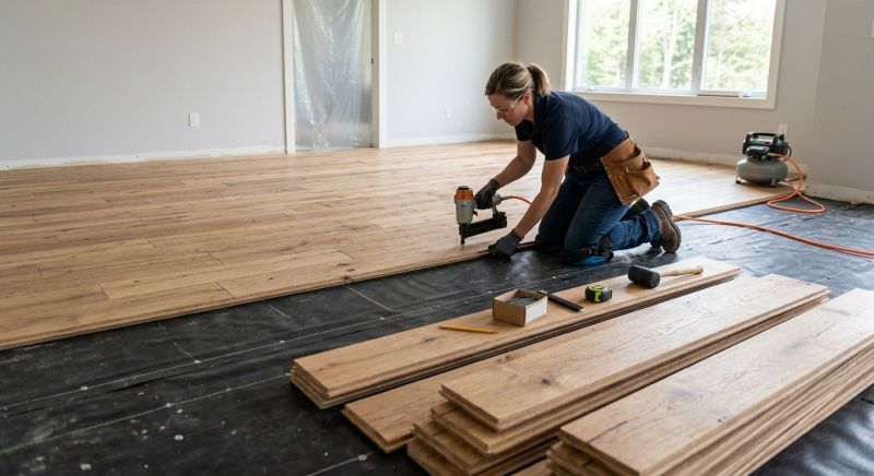 Plank Floor Installation in Fairfax, VA