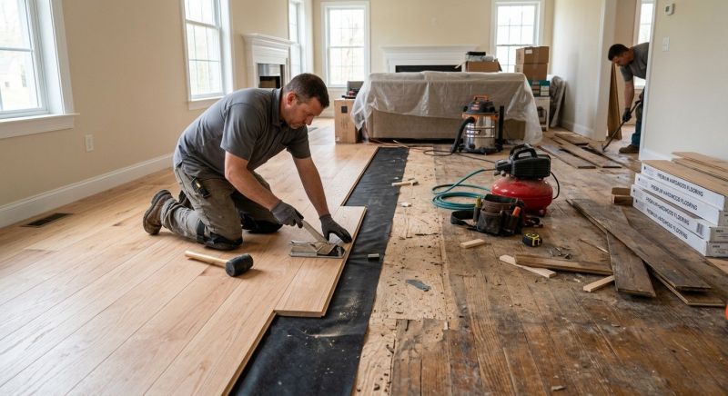 Wood Floor Replacement in Ashburn, VA
