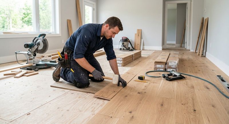 Wood Floor Replacement in Lorton, VA